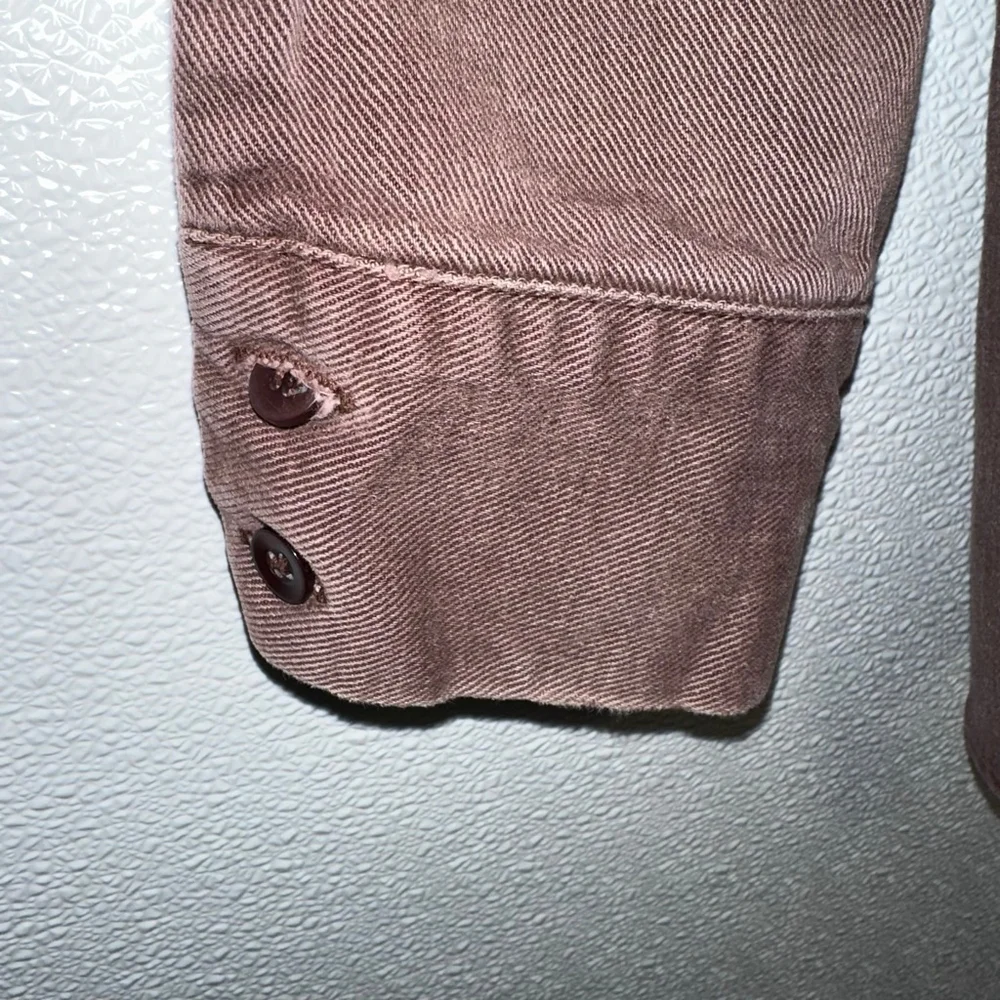 Levi's Double Pocket Denim Jacket 70s Big E Size Medium Brown Maroon Rare Unisex